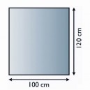 Üveg alátét kandallóhoz 8 mm L21.02.895.2